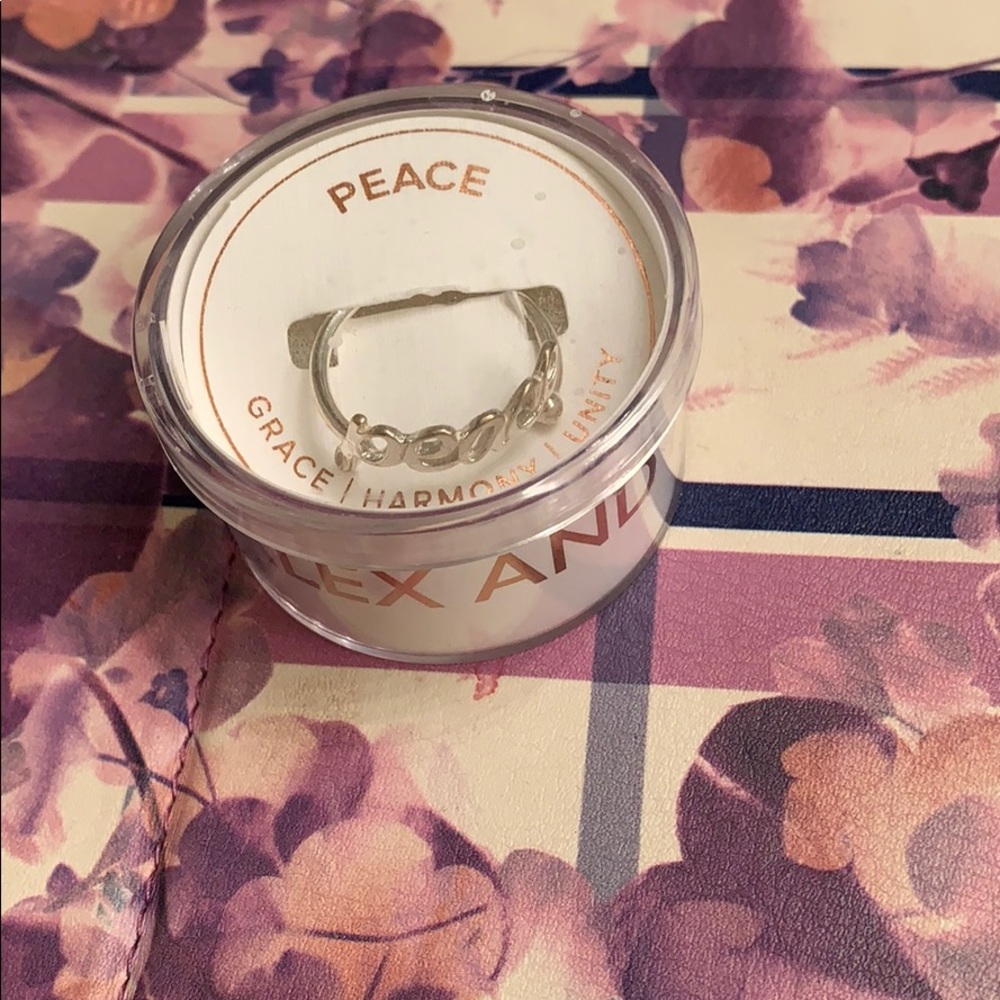 Alex and Ani silver ring